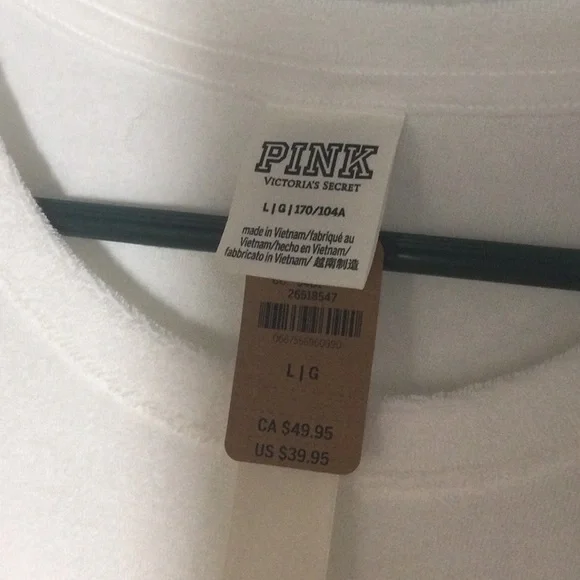 VS Pink Terry Swim Coverup/Dress - Picture 6 of 9